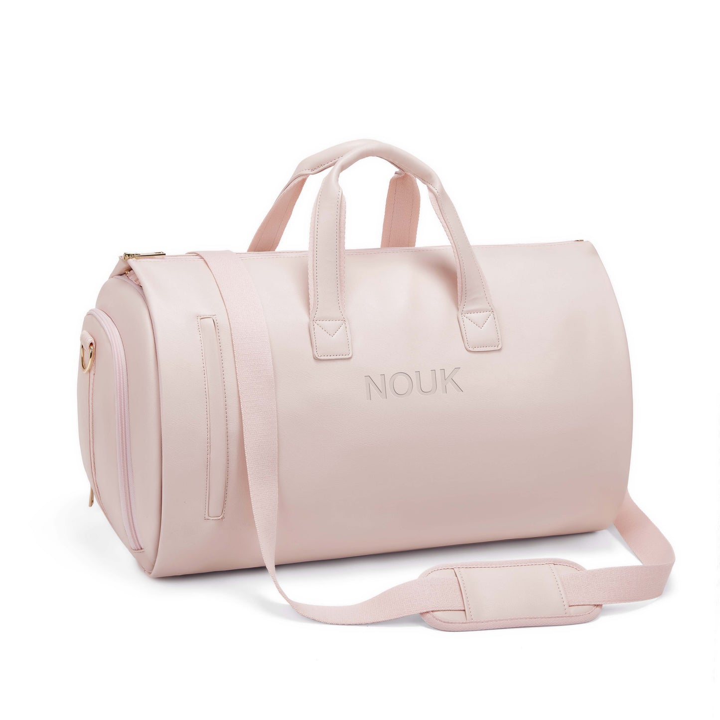 Avon weekendväska rosa – framsida med axelrem